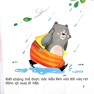 Sách Bé Tập Kể Chuyện - Bác Gấu Đen Và Hai Chú Thỏ