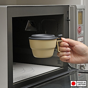 Cốc uống nước Inomata có nắp đậy an toàn giúp giữ gìn vệ sinh cốc & đồ uống bên trong - nội địa Nhật Bản