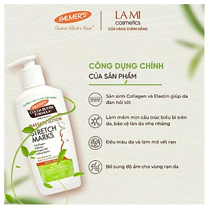 Dưỡng thể ngừa rạn da đầu thai kì Palmer's 250ml