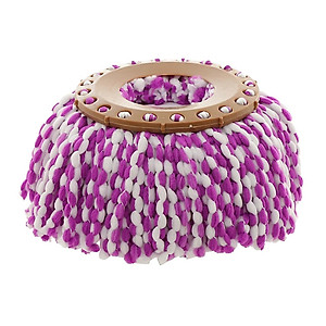 Bông Lau Nhà 360 Độ Sợi Microfiber Thấm Hút Nhanh, Màu Ngẫu Nhiên - Hàng chính hãng 