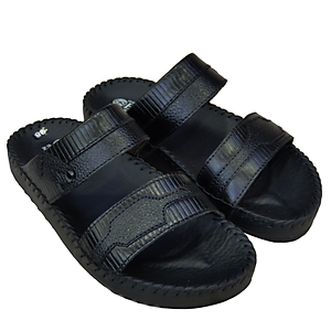 Dép Nam Quai Ngang HÀ NAM Da Bò Thật Cao Cấp DNA2083