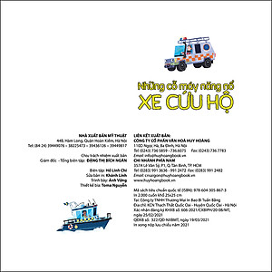 Sách Busy Machines - Rescue: Những Cỗ Máy Năng Nổ - Xe Cứu Hộ (Song Ngữ Anh - Việt)