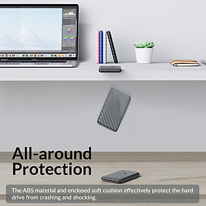 Hộp đựng ổ cứng 2.5" ORICO 25WP1-U3-BK - Hàng Chính Hãng