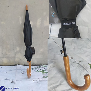 Ô Dù Cán Dài Lock&Lock Mở Tự Động Che Mưa, Che Nắng, Bảo Vệ Làn Da - ETM006 - Hàng Chính Hãng