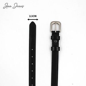 Dây Lưng Nữ Khóa Classic Genuine Grain Leather Aaa Jeans