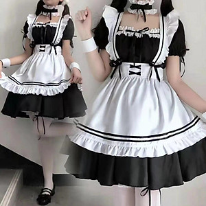 Maid Costume Maid Dresses Classic  Japanese Anime Maid Outfit S