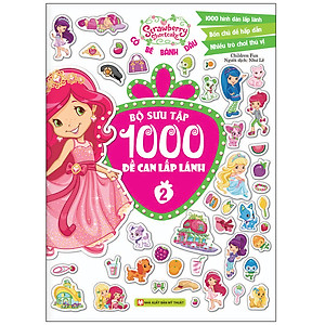Combo (Bộ 4 Cuốn) Cô Bé Bánh Dâu: Bộ Sưu Tập 1000 Hình Đề Can Lấp Lánh