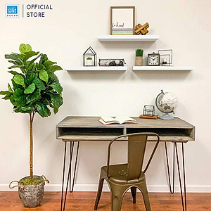 Set 3 Kệ Treo Tường Thanh Ngang Để Sách Và Đồ Trang Trí, Gỗ Chống Ẩm Dày 25mm SIB Decor KT005