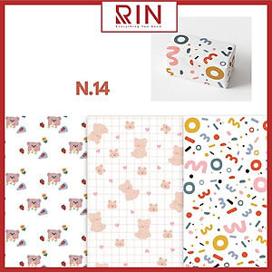 Giấy bọc sách vở / Giấy gói quà / giấy bao tập / giấy bao vở học sinh, sinh viên size A4, B5, A5 cao cấp – 24 cuốn
