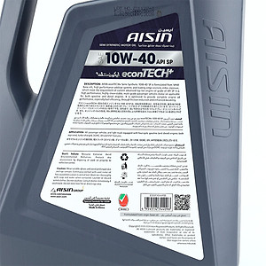 Dầu Nhớt Bán Tổng Hợp AISIN Econtech+ SP 10W40 4 Lít ESSNP1044P - Nhập Khẩu Chính Hãng