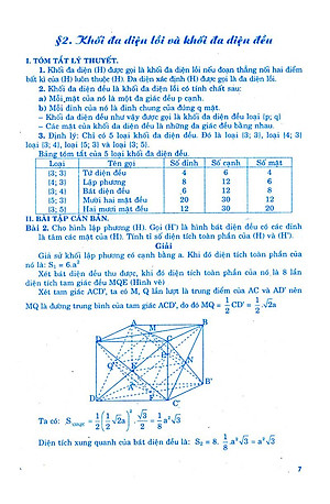 Sách Giải Bài Tập Hình Học Lớp 12 (Chương Trình Chuẩn)