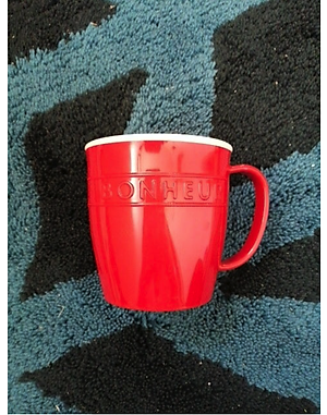 Cốc nhựa giả sứ Yamada Bonheur 300ml - Hàng nội địa Nhật Bản