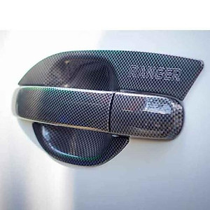 Bộ Ốp Tay Nắm Và Hõm Cửa Vân Carbon Cho Xe Ô Tô - Ford Ranger 2015 - 2021