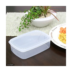 Bộ 3 hộp đựng thực phẩm nhựa PP cao cấp không chứa các hoạt chất gây hại 830mL - Hàng Nhật nội đia