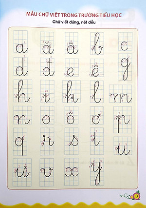 Cùng Bé Bước Vào Lớp 1 - Bé Tập Tô Chữ Cái - Quyển 1