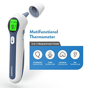 Nhiệt kế điện tử hồng ngoại không tiếp xúc đo trán và tai Jumper FR300 (FDA Hoa Kỳ, xuất USA)