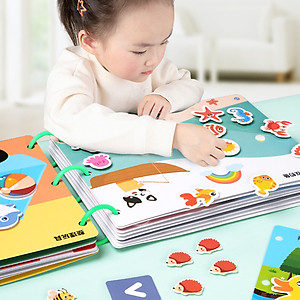 Đồ Chơi Trẻ Em, Sách Bóc Dán 17 Chủ Đề, Học Liệu Bóc Dán Montessori, Asstar Đồ Chơi Giáo Dục Cho Bé