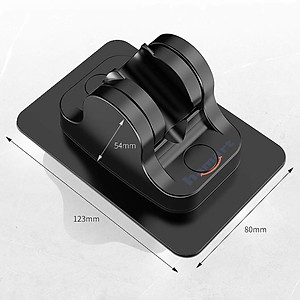 Giá Đỡ Vòi Hoa Sen Dán Tường Đế Góc Nghiêng 120º Móc Treo Vòi Xịt Nhà Tắm Siêu Dính Hamart