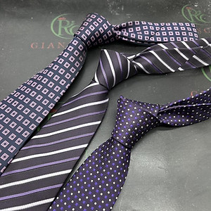 Cà vạt nam trung niên 8cm màu tím Giangpkc Tp HCM