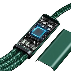 Cáp sạc nhanh PD20W Baseus Rapid kết nối Type-C to iPhone/Type-C/Micro dây dù siêu bền dài 150CM cho Smartphone ( 2 màu ) - Hàng chính hãng