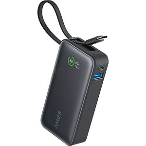 Sạc dự phòng Anker Nano Power Bank 1USB 1Type-C 30W 10000 mAh A1259 - Hàng chính hãng