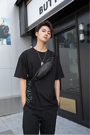 Túi Đeo Ngực Nam Thời Trang Teement, Chống Thấm Nước, Chống Xước, Chất Liệu Vải Oxford Cao Cấp, Thích Hợp Đi Chơi, Du Lịch - Hàng Chính Hãng