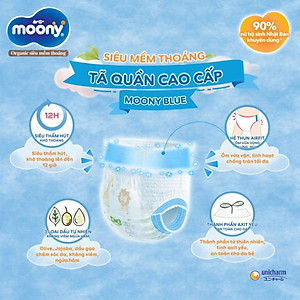 Tã Quần Cao Cấp Moony Nhật Bản Bé Trai XXL26 (26 Miếng) - Tặng 4 Miếng Trong Gói