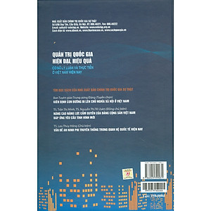 Sách - Quản Trị Quốc Gia Hiện Đại, Hiệu Quả - Cơ Sở Lý Luận Và Thực Tiễn Ở Việt Nam Hiện Nay (Bìa Cứng)