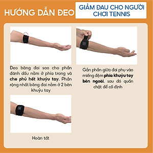 Đai quấn khuỷu tay loại vừa Phiten metax elbow band middle AP246003/AP246004/AP246005