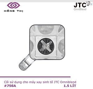 Cối Xay Sinh Tố Công Nghiệp Jtc Omniblend (Cối + Nắp + Lưỡi Dao + Que Khuấy) - Hàng Nhập Khẩu