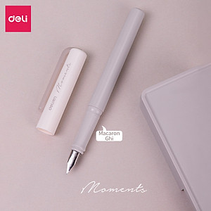 Hộp bút máy kèm ống mực xanh cao cấp Deli - Màu macaron - A932