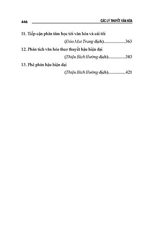 Các Lý Thuyết Văn Hóa (Tái bản)