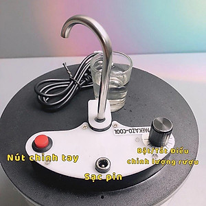 Bình Rót Rư.ợu Cảm Ứng Tự Động Thông Minh Máy Rót Rư.ợu Cảm Ứng Thông Minh 1.5L Có Ngăn Làm Mát - Hàng chính hãng