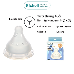 Bình sữa RICHELL Hanaemi Nhật Bản PPSU và Thủy tinh | Baby
