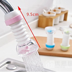 Vòi Rửa Chén Bát Hoa Sen Xoay 360 Độ Chống Văng Chống Bắn Đầu Vòi Nước Mở Rộng Tiết Kiệm Nước Tiện Ích Cho Mọi Gia Đình