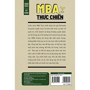 Sách MBA Thực Chiến