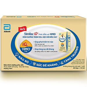 Thùng 48 Hộp Sữa Nước Abbott Similac 110ml cho trẻ từ 1 tuổi