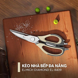Kéo nhà bếp đa năng Elmich Diamond EL8409 - Hàng Chính Hãng