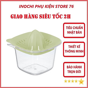 Bộ Vắt Cam Chanh Thân Trong Yoko 500ml Sản Xuất Theo Tiêu Chuẩn Nhật Bản Đảm Bảo An Toàn Cho Sức Khỏe - Tặng Kèm Khăn Lau Tay PaKaSa ( Giao màu ngẫu nhiên)