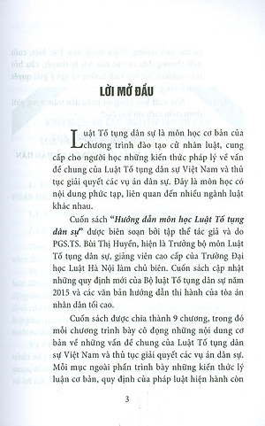 Hướng Dẫn Môn Học Luật Tố Tụng Dân Sự (Sách chuyên khảo)