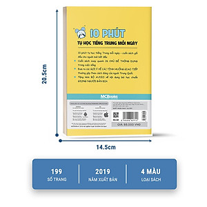 Sách 10 Phút Tự Học Tiếng Trung Mỗi Ngày - Dành Cho Người Học Tiếng Trung Cơ Bản