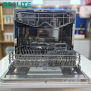 Máy Rửa Chén Ecalite EDW-SMS6080WH (Trắng) - 8 Bộ - 6 Chương Trình Rửa - Hàng Chính Hãng