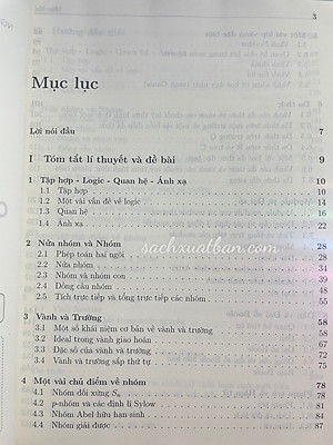 Combo 2 cuốn Cơ Sở Đại Số Hiện Đại và Bài Tập Cơ Sở Đại Số Hiện Đại