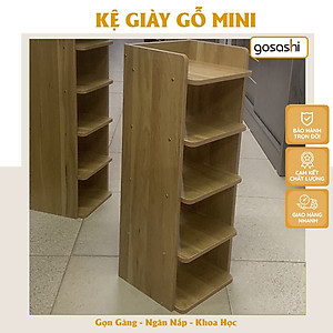 Kệ Để Giày Dép Gỗ Thiết Kế Nhỏ Gọn, Tối Ưu Diện Tích Kệ Giày Dép Xếp Gọn Đa Năng Kệ Gỗ MDF Phong Cách Hiện Đại