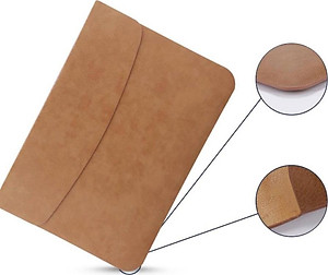 Bao da, túi da, cặp da chống sốc cho macbook, laptop, surface kèm ví đựng phụ kiện 