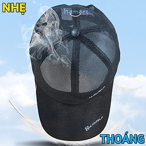 Mũ Lưới Che Nắng Unisex Nón Kết Lưỡi Chai Nam Nữ Vải Thoáng Khí Chống Nóng Ngoài Trời Mùa Hè