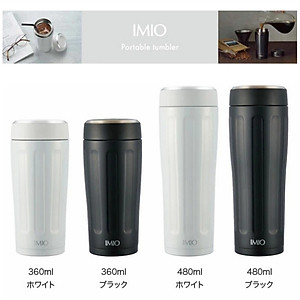 Cốc giữ nhiệt Nhật Bản Imio Portable Tumbler - Hàng nội địa Nhật Bản |nhập khẩu chính hãng| |360ml| |480ml|