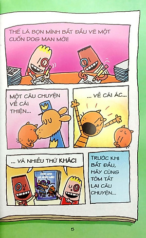 Sách Dog Man 4 - Dog Man Và Nhóc Mèo (Bìa Mềm)