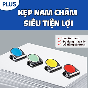 Kẹp Giấy Từ Tính Plus - Size Lớn
