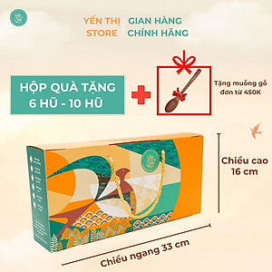 (Tặng muỗng gỗ đơn 450k)Yến Thị- Yến Chưng Không Đường -30% -Quà Tặng